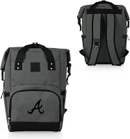 Picnic Time Atlanta Braves On The Go Roll-Top Cooler Backpack                                                                   