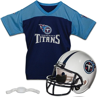 Franklin Kids' Tennessee Titans Football Helmet and Jersey Uniform Set                                                          