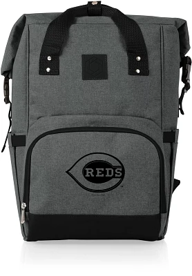 Picnic Time Cincinnati Reds On The Go Roll-Top Cooler Backpack                                                                  