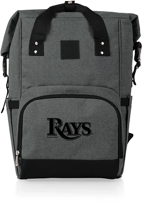 Picnic Time Tampa Bay Rays On The Go Roll-Top Cooler Backpack                                                                   