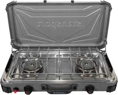 Stansport Boulder Series 2-Burner Propane Stove                                                                                 