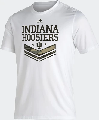 adidas Men's Indiana University Camo Rank Creator T-shirt