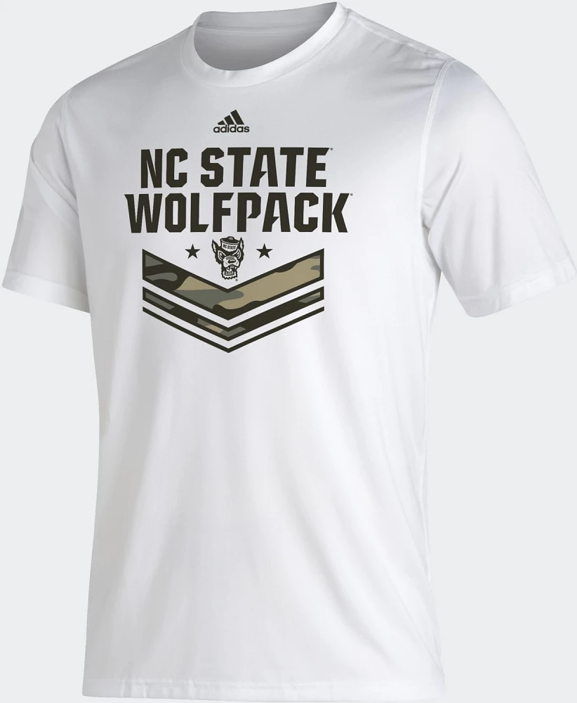adidas Men's North Carolina State University Camo Rank Creator T-shirt