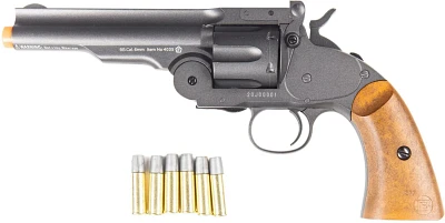 Barra Airguns Schofield Gunmetal 6mm 5 in Airsoft Revolver                                                                      
