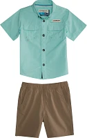 Magellan Outdoors Toddler Boys' Laguna Madre Caddo Lake Shirt And Shorts Set