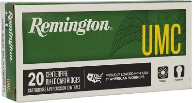 Remington UMC .300 AAC Blackout 150-Grain Centerfire Ammunition