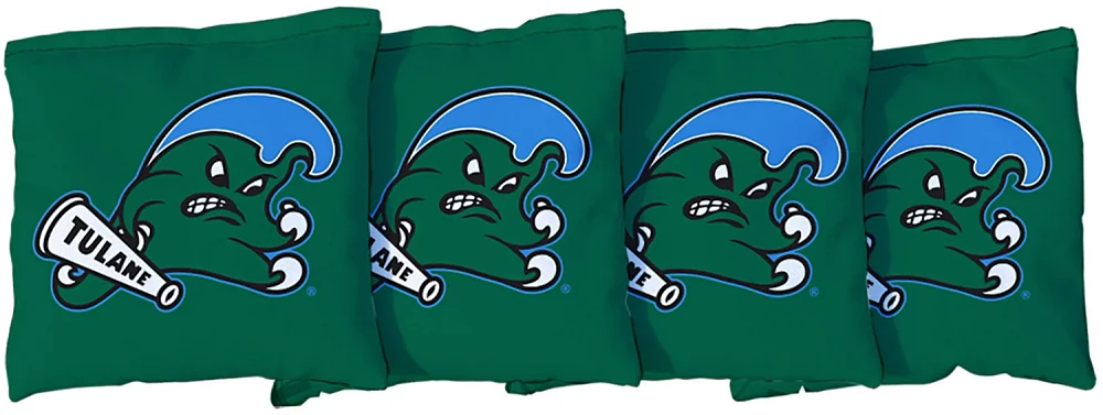 Victory Tailgate Tulane University Bean Bags 4-Pack                                                                             