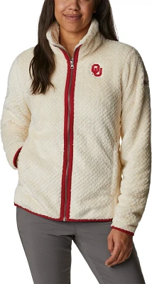 Columbia Sportswear Women's University of Oklahoma Fire Side II Sherpa Full Zip Jacket