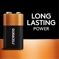 Duracell Coppertop 9V Alkaline Batteries 2-Pack                                                                                 