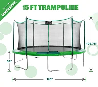 Upper Bounce Machrus 15 ft Round Trampoline                                                                                     