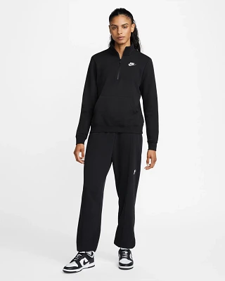 Nike Women's Club Fleece 1/4-Zip Pullover Sweatshirt