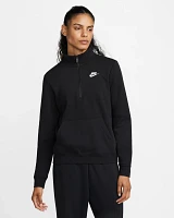 Nike Women's Club Fleece 1/4-Zip Pullover Sweatshirt