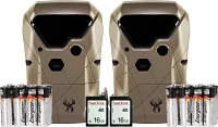 Wildgame Innovations Kicker Lights Out Trail Camera with Batteries and SD Cards 2-Pack                                          