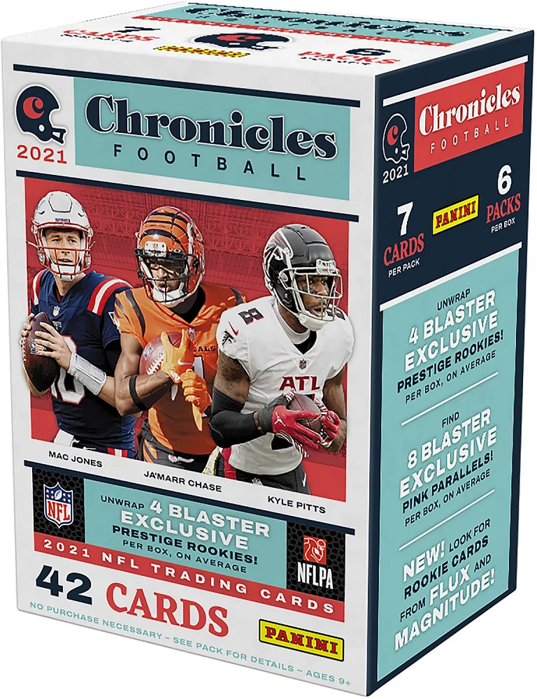 Panini Chronicles 2022 Draft Picks Football Blaster Box                                                                         