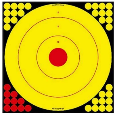 Birchwood Casey Long Range Bullseye Targets 5-Pack                                                                              