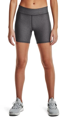 Under Armour Women's HeatGear Armour Mid Rise Middy Shorts                                                                      