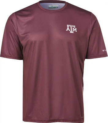 Columbia Sportswear Men's Texas A&M University Flag Terminal Tackle Short Sleeve Shirt