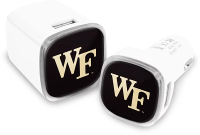 Mizco Wake Forest University Soar Dual USB 2.1A Wall and Charger 2-Pack                                                         