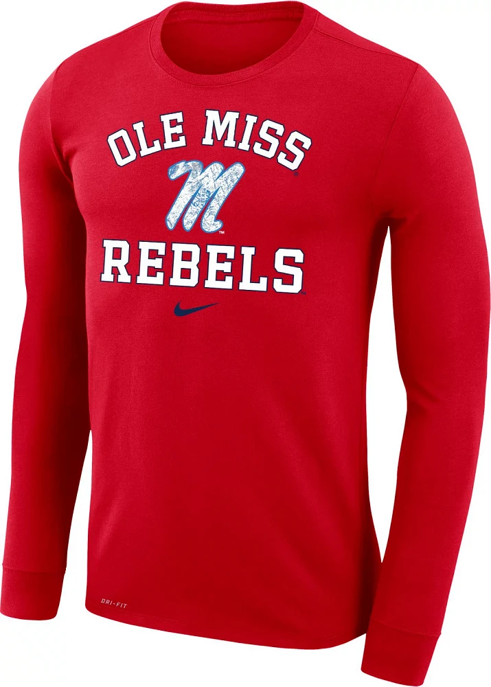 Nike Men’s University of Mississippi Legend Long Sleeve T-shirt