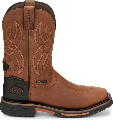 Justin Men’s Hybred Dallen Nano Composite Toe Work Boots                                                                      