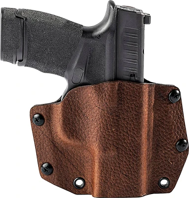 Mission First Tactical OWB Springfield HellCat Leather Hybrid Holster                                                           