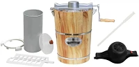 Elite Gourmet 6 qt Electric Motorized Old Fashioned Bucket Ice Cream Maker and Hand Crank                                       
