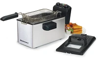 Elite Gourmet 3.5 qt Electric Immersion Deep Fryer with Lid                                                                     