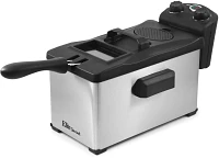 Elite Gourmet 3.5 qt Electric Immersion Deep Fryer with Lid                                                                     