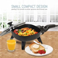 Elite Gourmet 7 in Personal Nonstick Electric Skillet                                                                           