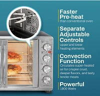 Elite Gourmet Platinum 45L French Door Rotisserie and Convection Oven                                                           