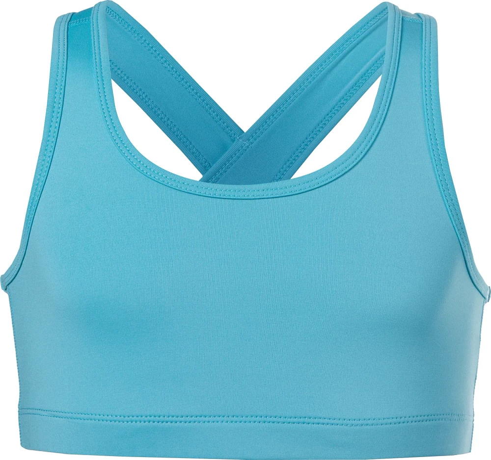 BCG Girls' Athletic Solid Light Support Sports Bra