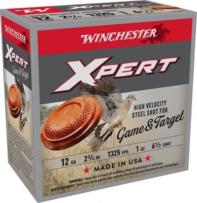 Winchester XPERT Game & Target 12 Gauge Shotshells - 25 Rounds                                                                  