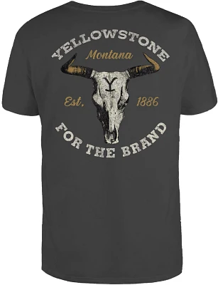 Changes Men’s Yellowstone Cattle Skull Logo T-shirt