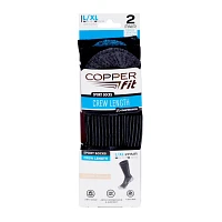 Copper Fit Adults' Energy Crew Socks 2 Pack                                                                                     