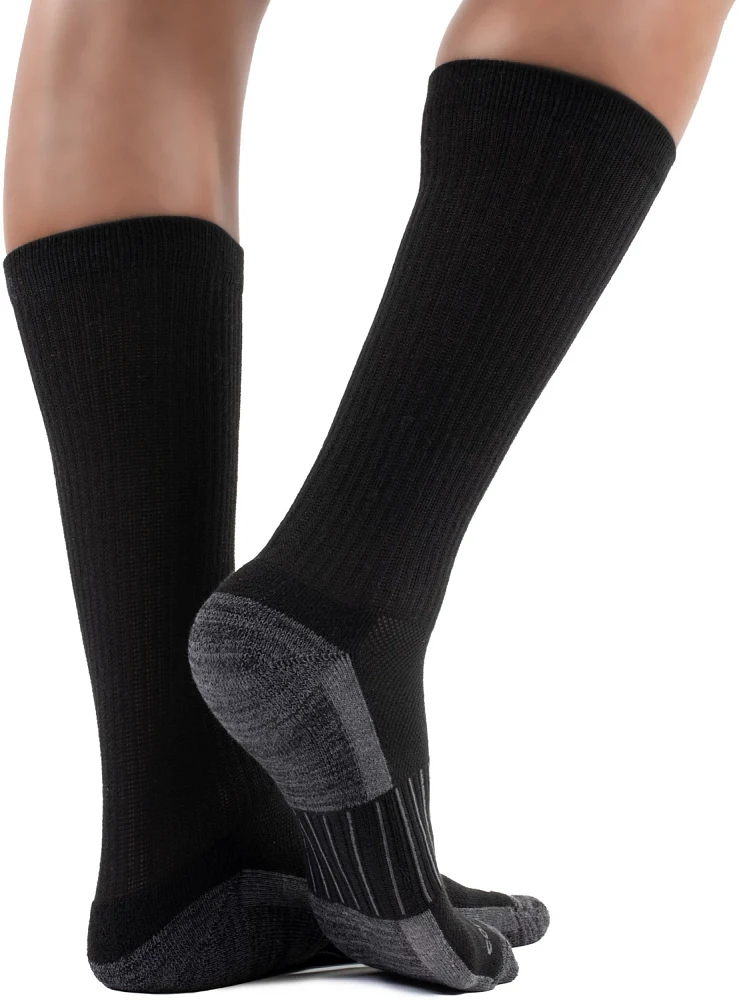 Copper Fit Adults' Energy Crew Socks 2 Pack                                                                                     