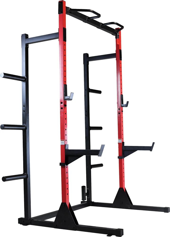 CAP Barbell Strength Power Rack Sports Edition + 1/2 Rack Conversion                                                            