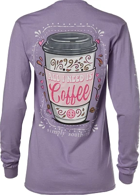 Simply Southern Women's Coffee Long Sleeve Shirt                                                                                