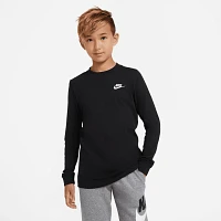 Nike Boys' Sportswear Futura Long Sleeve T-shirt