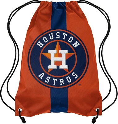 Forever Collectibles Houston Astros Team Stripe Drawstring Backpack                                                             