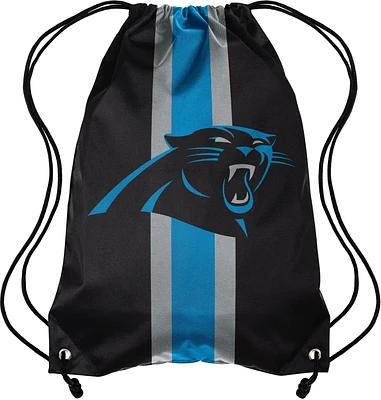 Forever Collectibles Carolina Panthers Team Stripe Drawstring Backpack                                                          