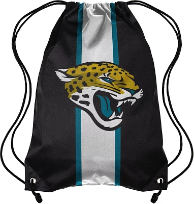 Forever Collectibles Jacksonville Jaguars Team Stripe Drawstring Backpack                                                       