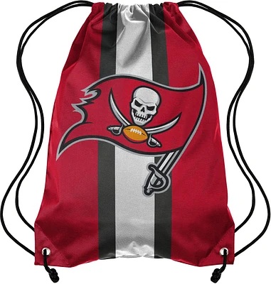 Forever Collectibles Tampa Bay Buccaneers Team Stripe Drawstring Backpack                                                       