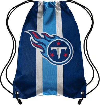 Forever Collectibles Tennessee Titans Team Stripe Drawstring Backpack                                                           