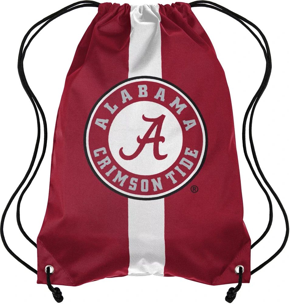 Forever Collectibles University of Alabama Team Stripe Drawstring Backpack                                                      