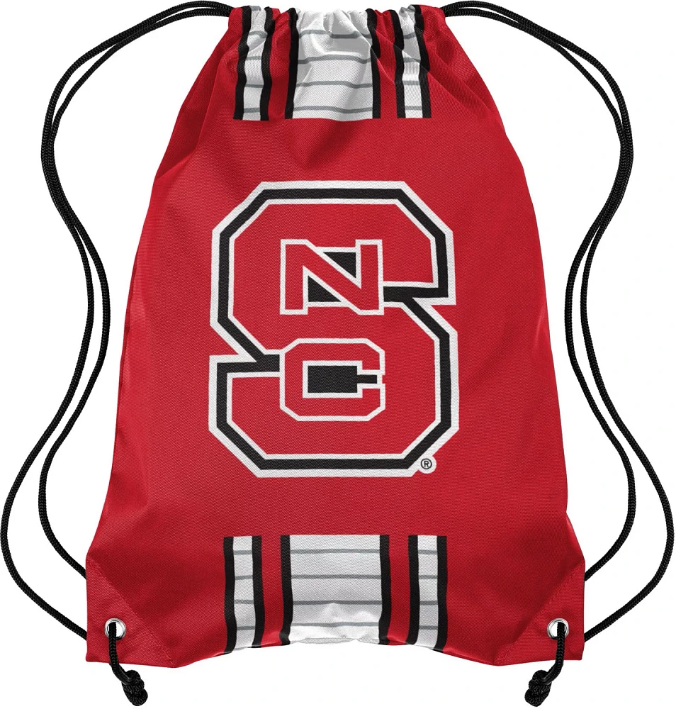 Forever Collectibles North Carolina State University Team Stripe Drawstring Backpack                                            