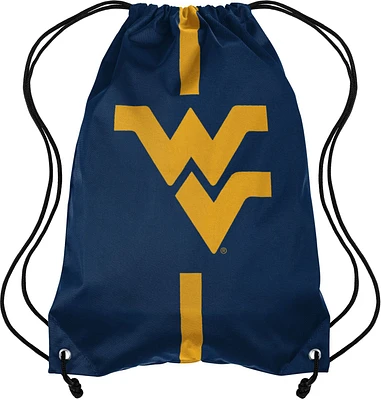 Forever Collectibles West Virginia University Team Stripe Drawstring Backpack                                                   