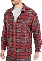 Smith's Workwear Men's Sherpa-Lined Flannel Jacket