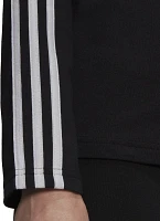 adidas Women's Essentials 3-Stripes Long Sleeve Hooded Shirt