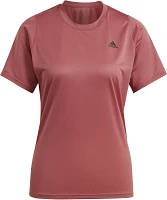 adidas Women’s Run Icon 3-Stripes T-Shirt