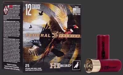 Federal Hi-Bird 12 Gauge Shotshells - 25 Rounds                                                                                 